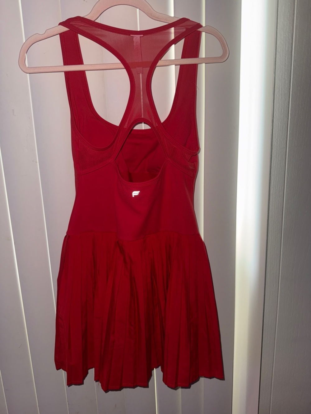 Fabletics Red Racerback Mini Dress - Picture 3 of 4